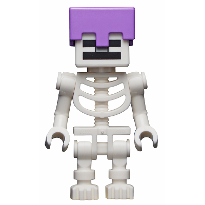 Skeleton, Minecraft - Medium Lavender Helmet | min065