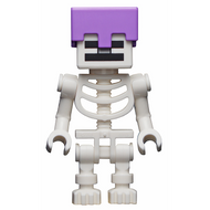 Squelette, Minecraft - Casque lavande moyen | min065