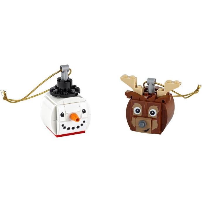 Duo bonhomme de neige et renne | Saisonnier | 854050