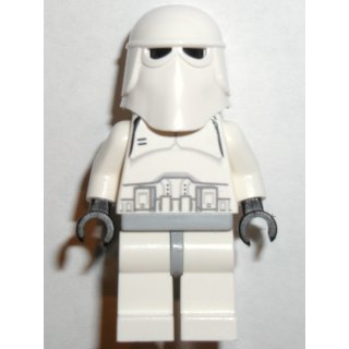 Soldat des neiges, hanches gris clair bleuté, mains noires (boîte bleue Falcon) | sw0080