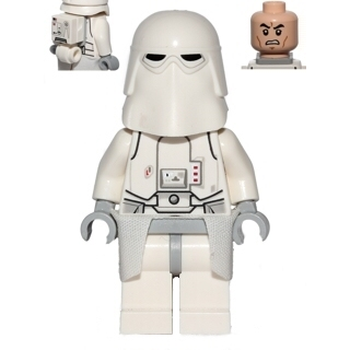 Snowtrooper, Light Bluish Gray Hips, Light Bluish Gray Hands, White Kama | sw0568