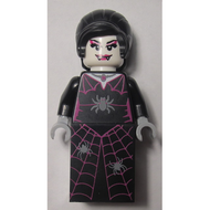 Robe Spider Lady - Toile Magenta | hol171