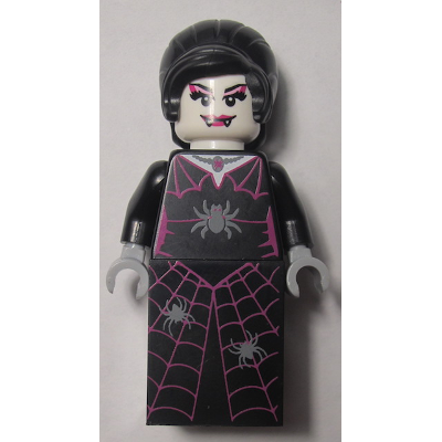 Robe Spider Lady - Toile Magenta | hol171