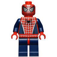 Spider-Man 3 - Bras et jambes bleu foncé, toile argentée | spd028