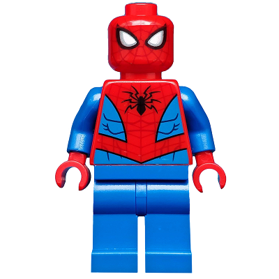 Spider-Man - Dark Red Web Pattern, Blue Legs | sh0546