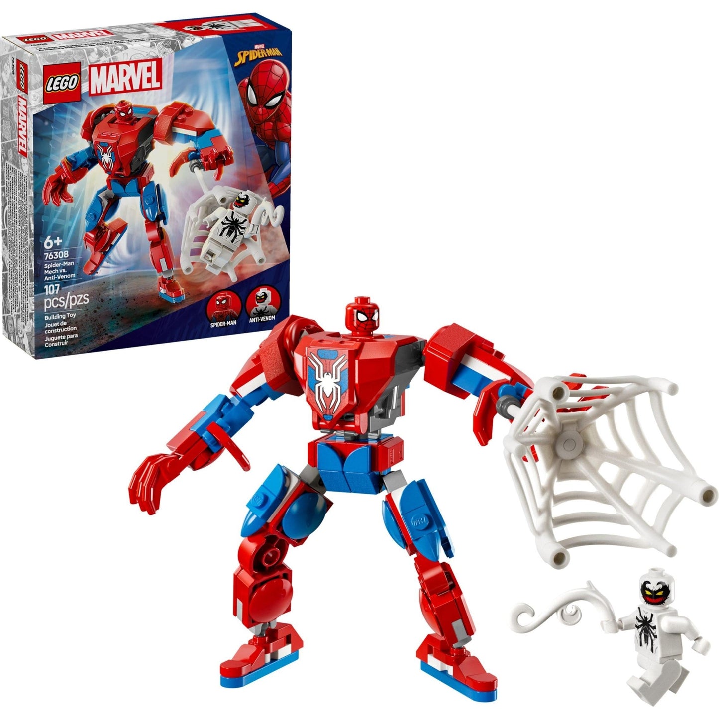 Spider-Man Mech vs. Anti-Venom | Marvel Super Heroes | 76308