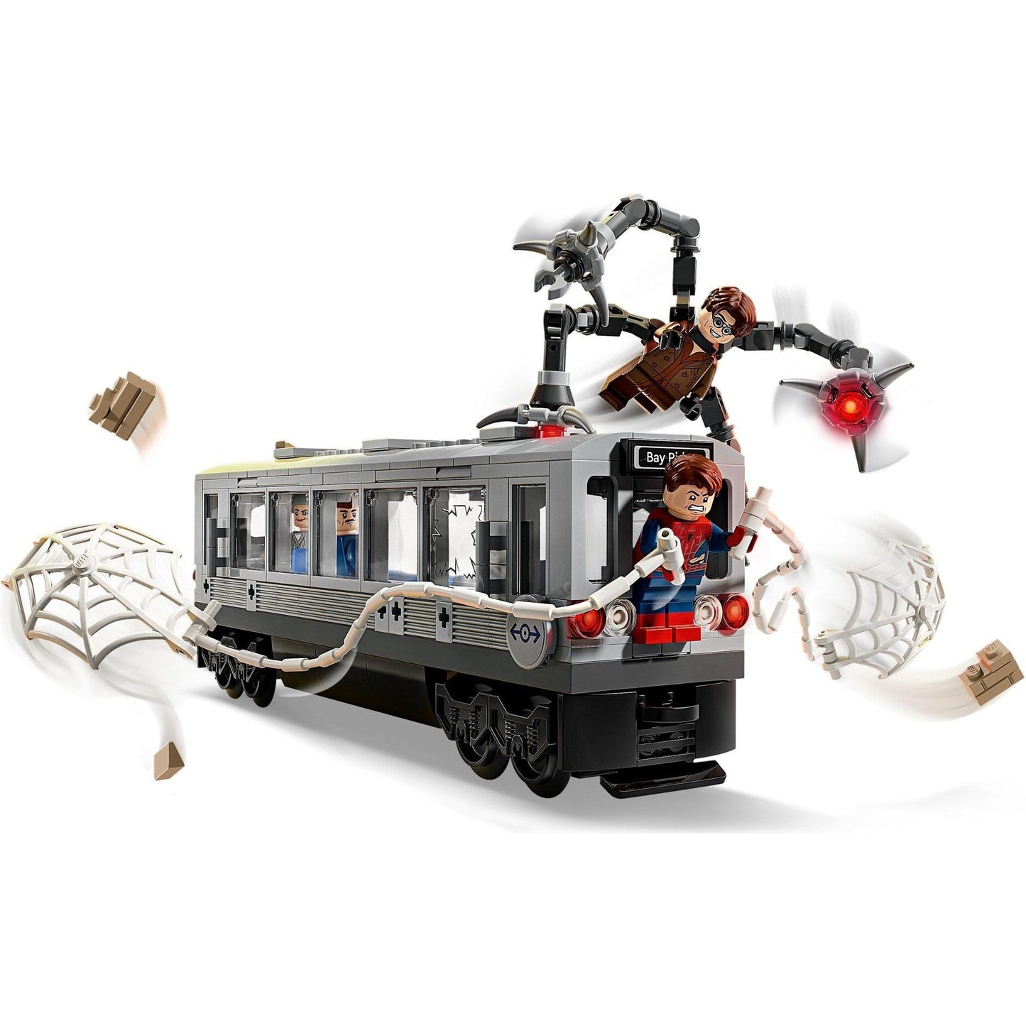 Spider-Man vs. Doc Ock Subway Train Scene | Marvel Super Heroes | 76321