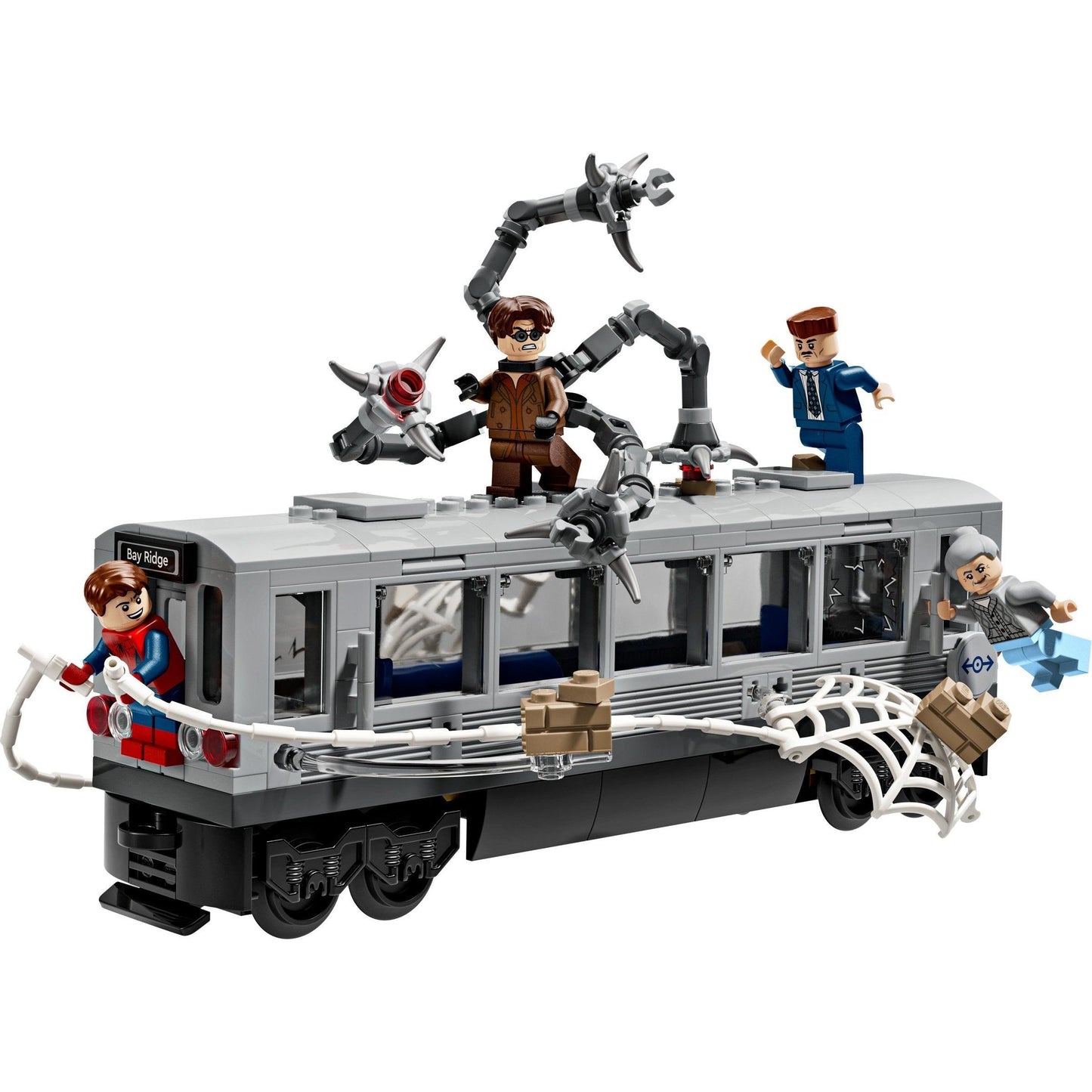 Spider-Man vs. Doc Ock Subway Train Scene | Marvel Super Heroes | 76321