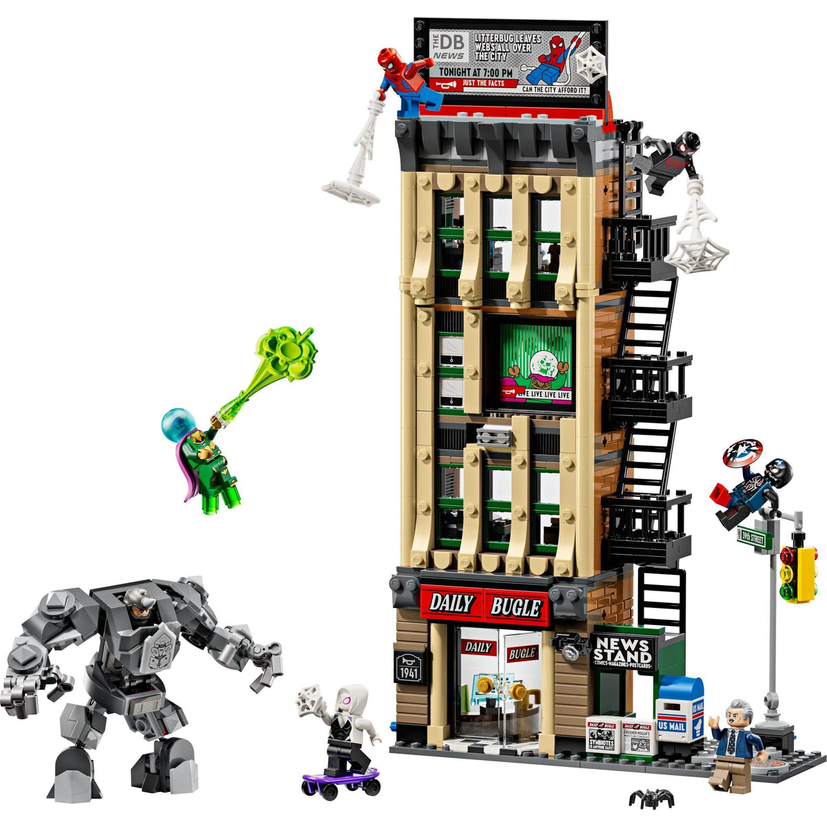 Spider-Man vs. Mysterio: The Daily Bugle | Marvel Super Heroes | 76342