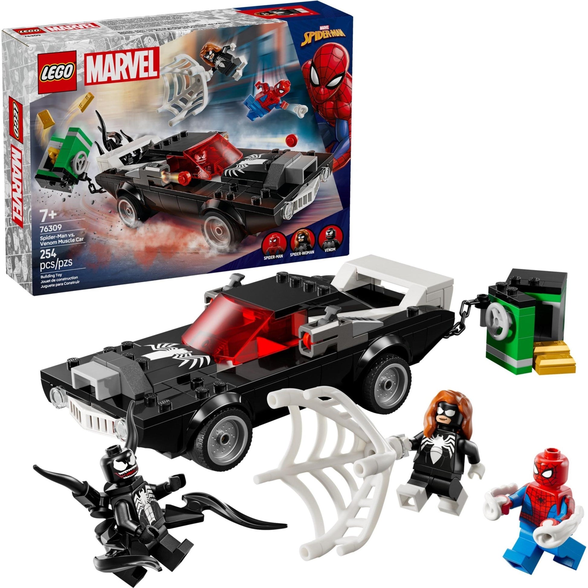 Spider-Man contre Venom Muscle Car | Super Héros Marvel | 76309