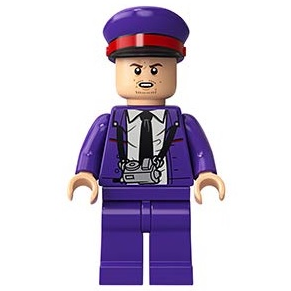 Stanley (Stan) Shunpike - Knight Bus Conductor Uniform with Black Tie, Hat with Red Band | hp192