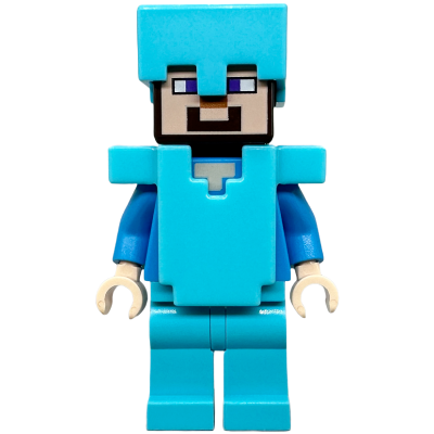 Steve (Light Nougat) - Medium Azure Legs, Helmet and Armor | min015