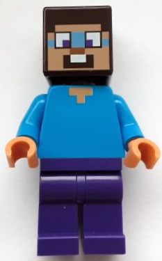 Steve (Nougat) - Jambes violet foncé, contour des yeux bleu azur foncé | 160 min