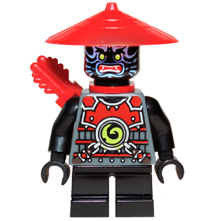 Stone Army Scout - Blue Face, Red Quiver, Short Legs | njo0082