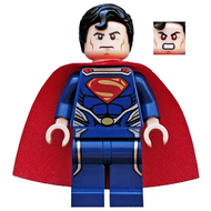 Superman - Dark Blue Suit, Starched Fabric Cape | sh0077
