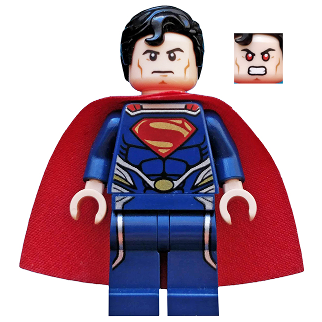 Superman - Dark Blue Suit, Starched Fabric Cape | sh0077