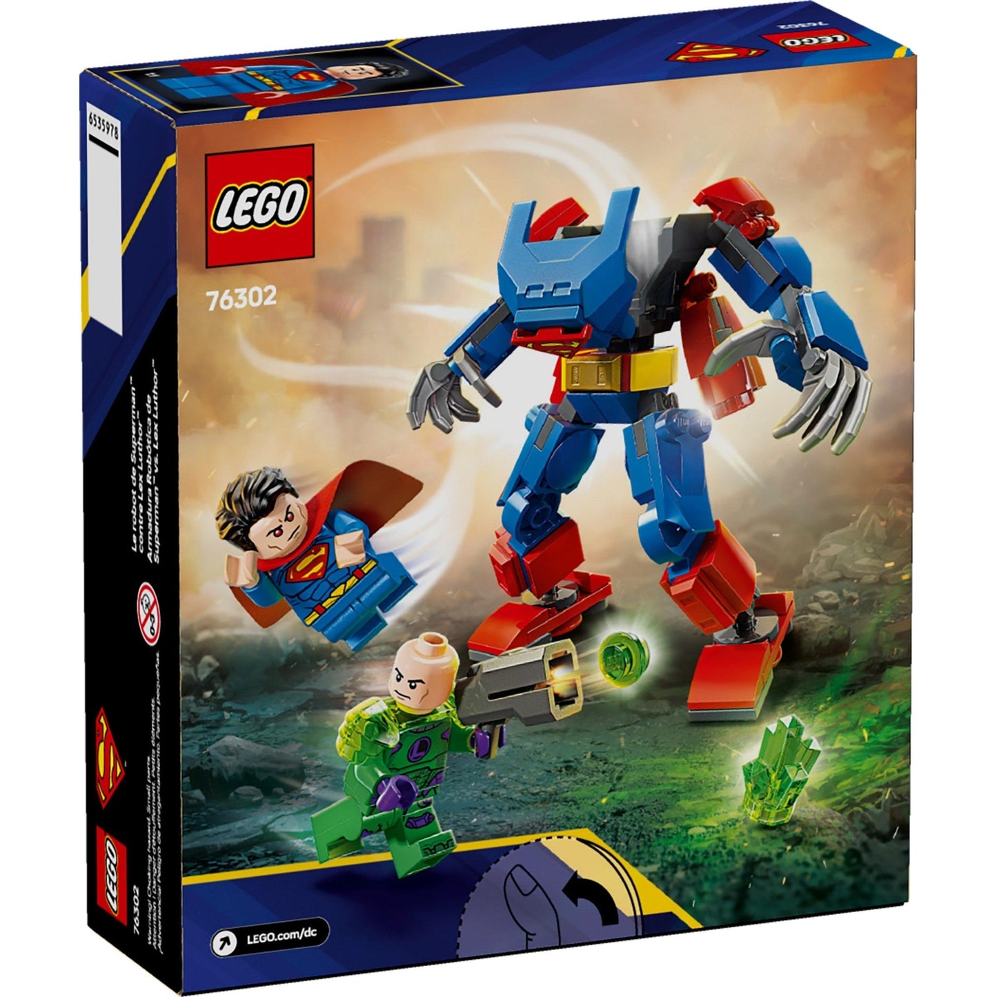 Superman Mech vs. Lex Luthor | DC Comics Super Heroes | 76302