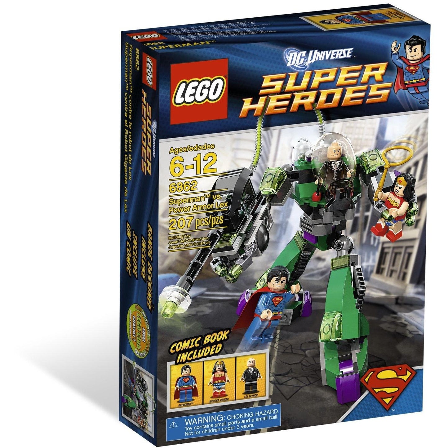 Superman vs. Power Armor Lex | DC Comics Super Heroes | 6862