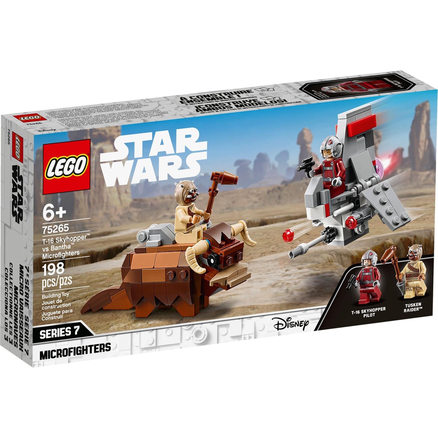 T-16 Skyhopper vs Bantha Microfighters | Star Wars | 75265