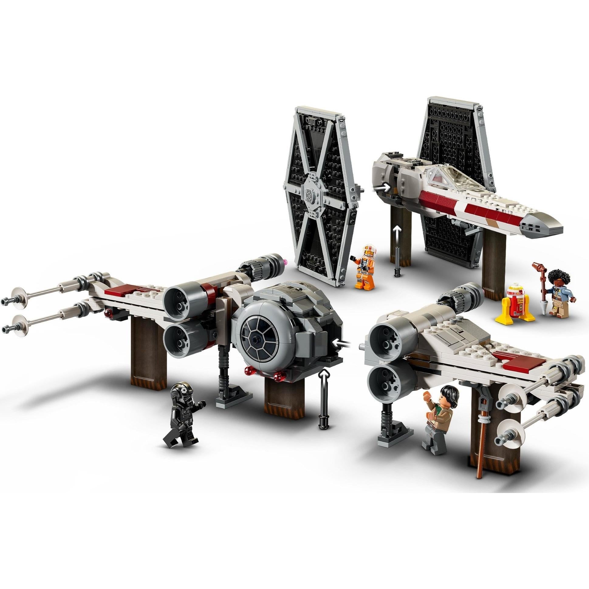 TIE Fighter & X-wing Mash-up | Star Wars | 75393