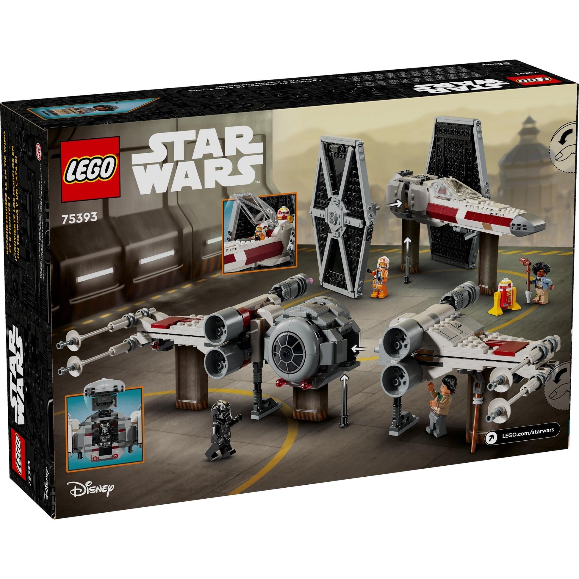 TIE Fighter & X-wing Mash-up | Star Wars | 75393