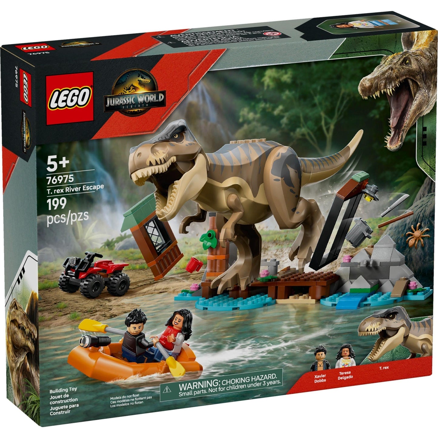 T. rex River Escape | Jurassic World | 76975