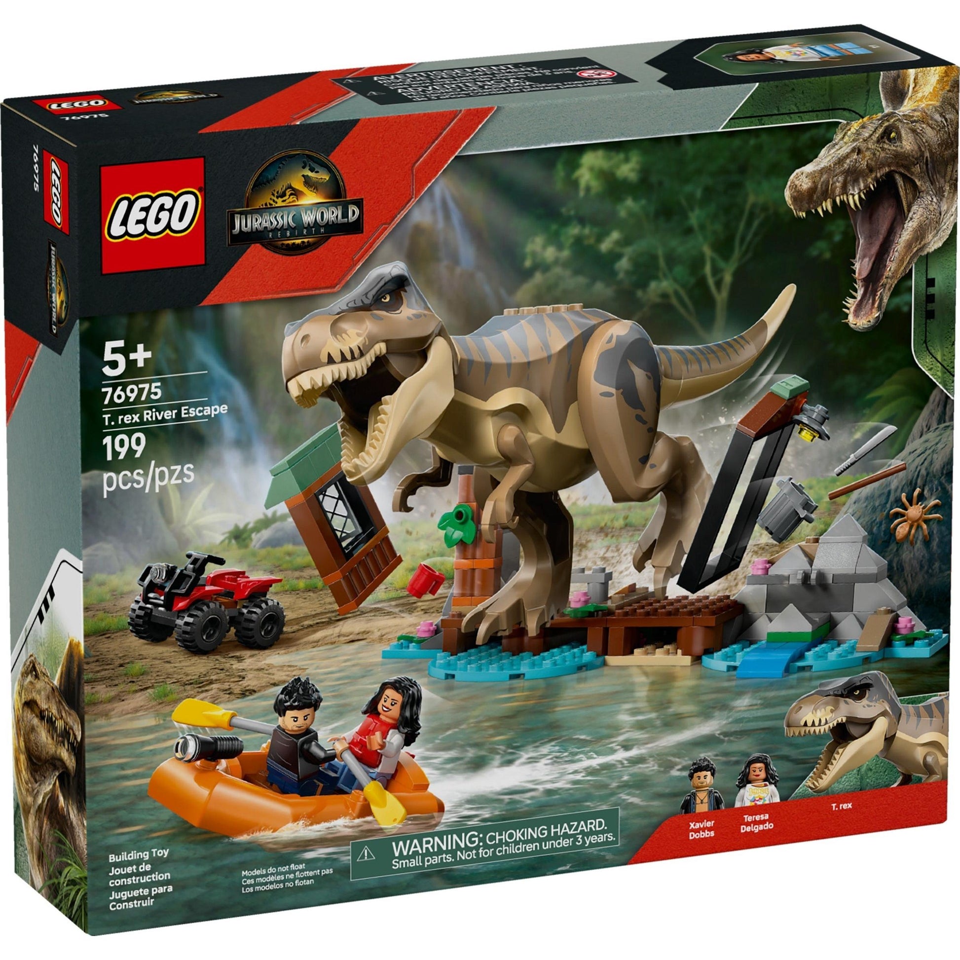 Évasion de la rivière T. rex | Jurassic World | 76975