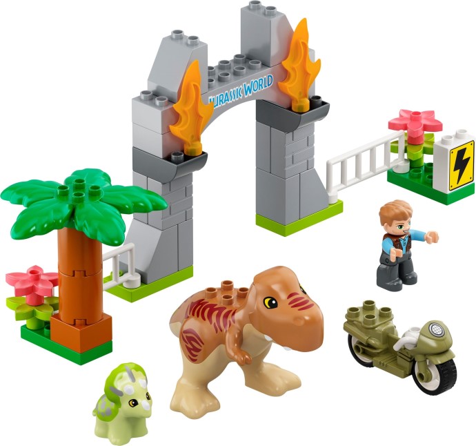 T. rex and Triceratops Dinosaur Breakout | Duplo | 10939