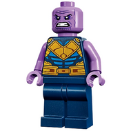 Thanos - Minifigurine, tenue bleu foncé et or, bras lavande moyens | sh0859