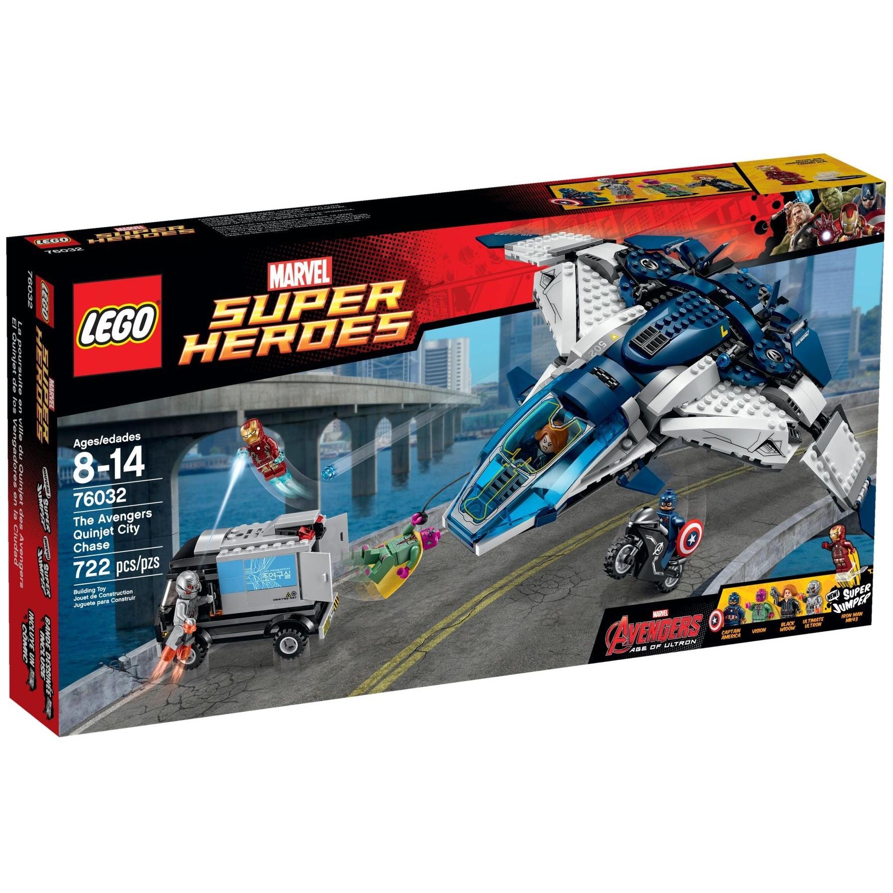 La poursuite en Quinjet des Avengers à City | Super Héros Marvel | 76032