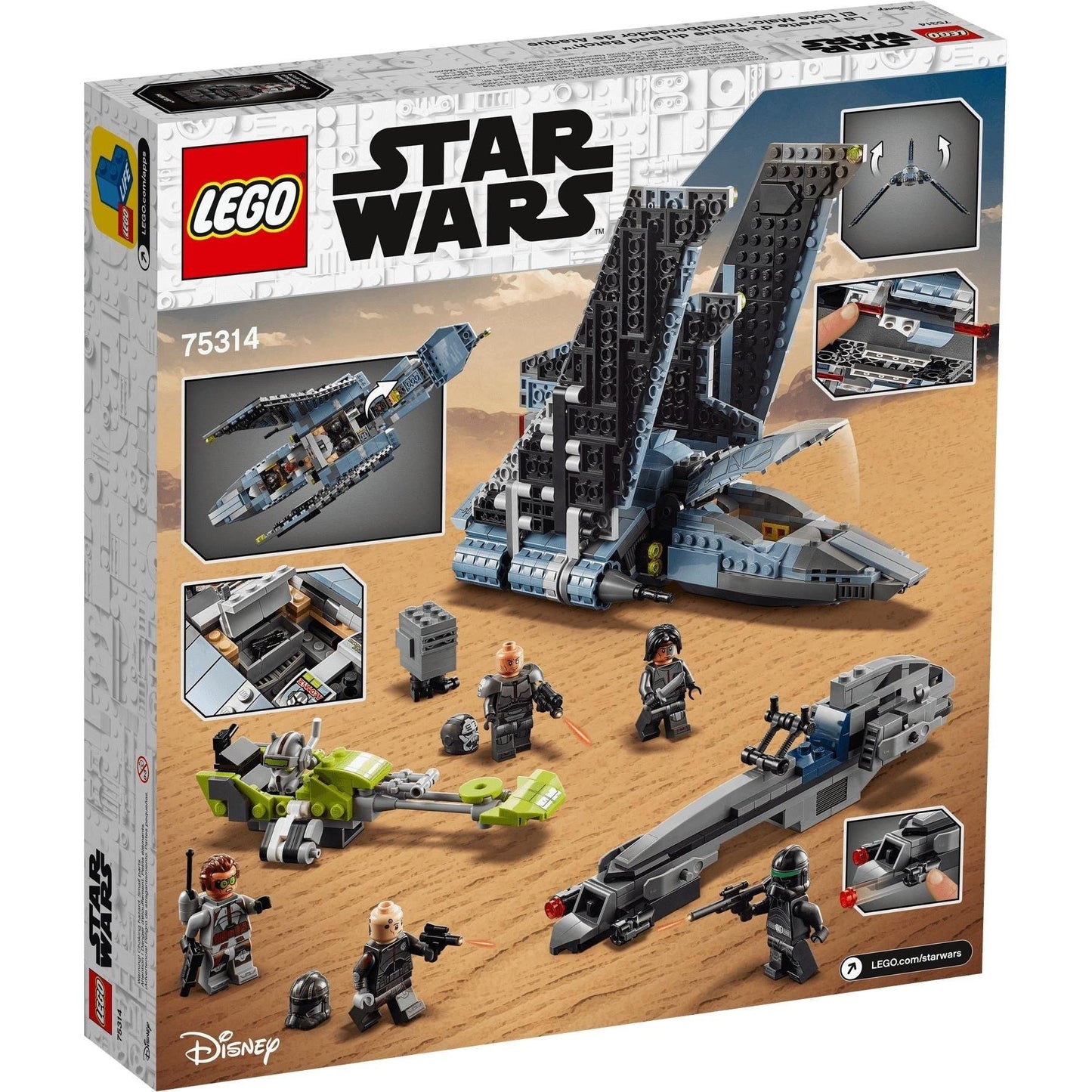 The Bad Batch Attack Shuttle | Star Wars | 75314