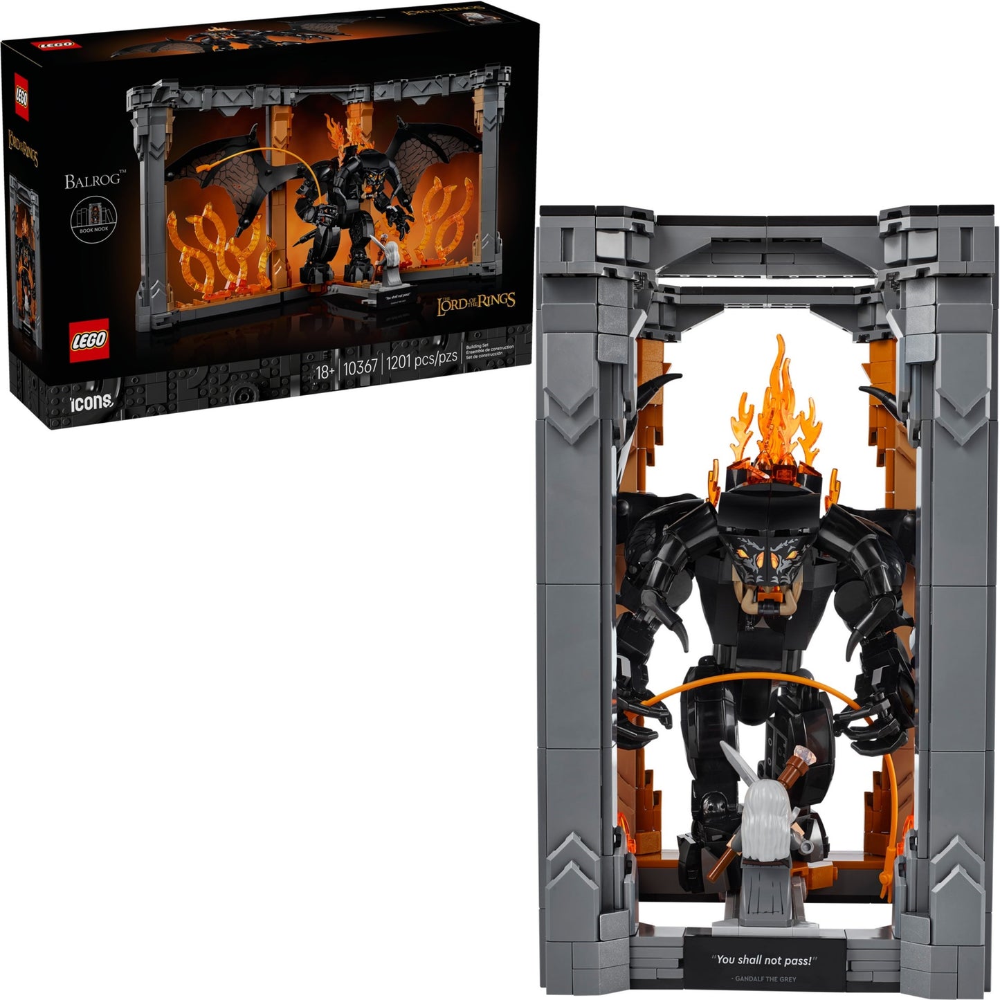 The Lord of the Rings: Balrog Book Nook | Icons | 10367