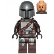 The Mandalorian / Din Djarin / 'Mando' - Silver Beskar Armor, Jet Pack, Printed Head | sw1212