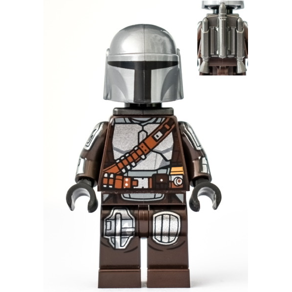 The Mandalorian / Din Djarin / 'Mando' - Silver Beskar Armor, Jet Pack | sw1166