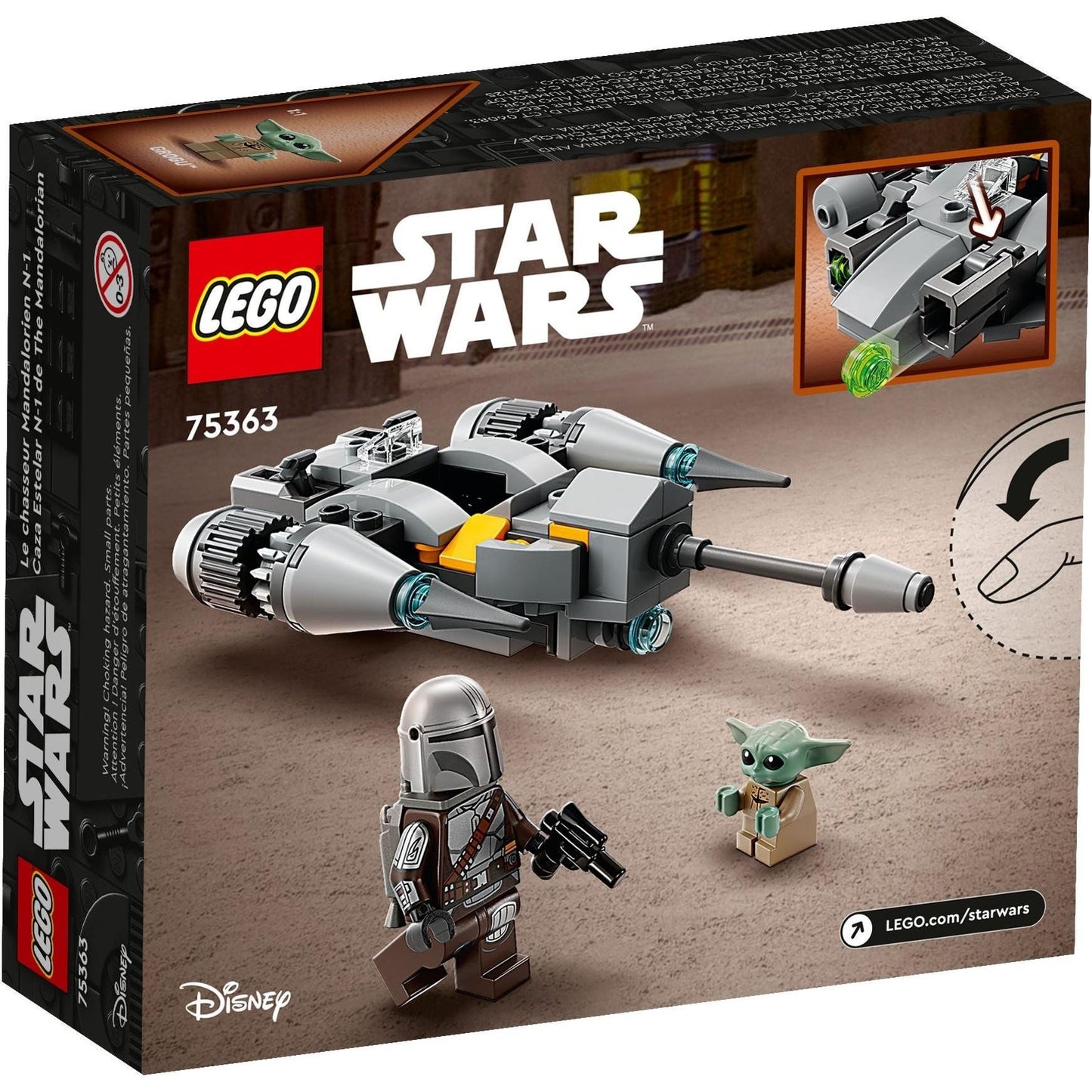 The Mandalorian N-1 Starfighter Microfighter | Star Wars | 75363