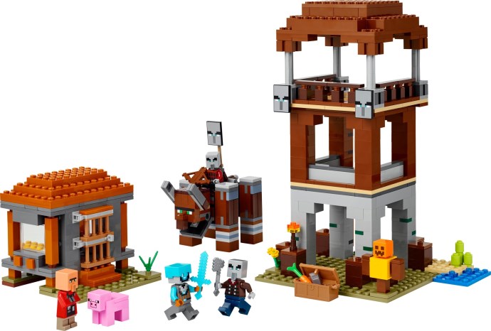 The Pillager Outpost and Ravager | Minecraft | 21278