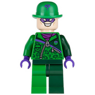 The Riddler - Green and Dark Green Zipper Outfit | sh0088