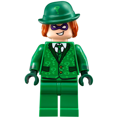 The Riddler - Suit and Tie, Hat with Hair | sh0334