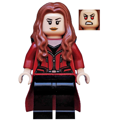 The Scarlet Witch (Wanda Maximoff) - Plain Legs, Reddish Brown Hair, Dark Red Cloth Skirt | sh0256