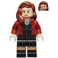 The Scarlet Witch (Wanda Maximoff) - Printed Legs, Reddish Brown Hair | sh0174