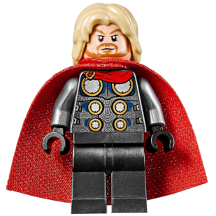 Thor - Spongy Cape, Pearl Dark Gray Legs | sh0623