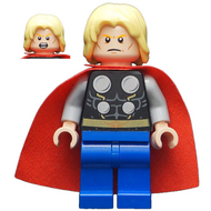 Thor - Cape en tissu amidonné, jambes bleues | sh0098