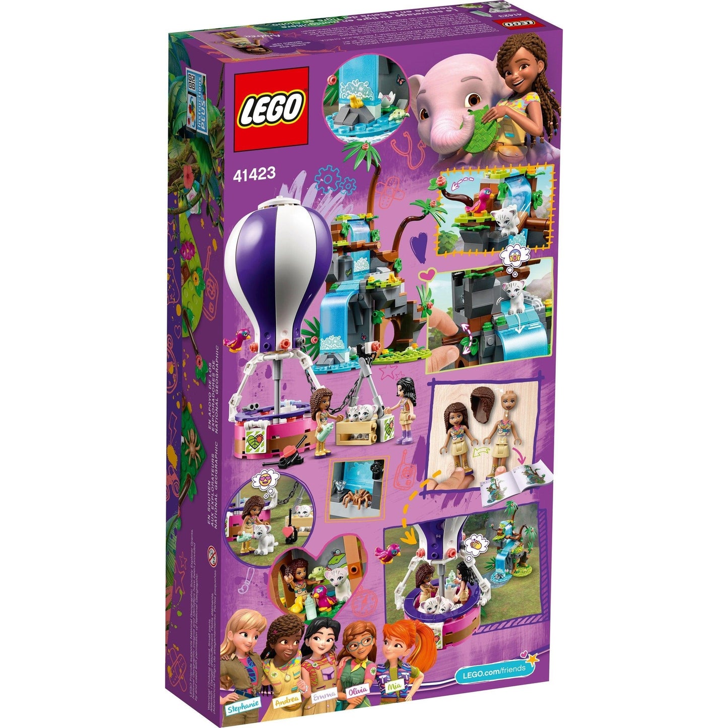 Tiger Hot Air Balloon Jungle Rescue | Friends | 41423