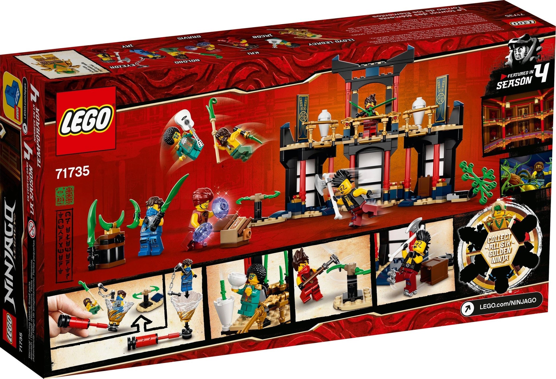 Tournoi des Éléments | Ninjago | 71735