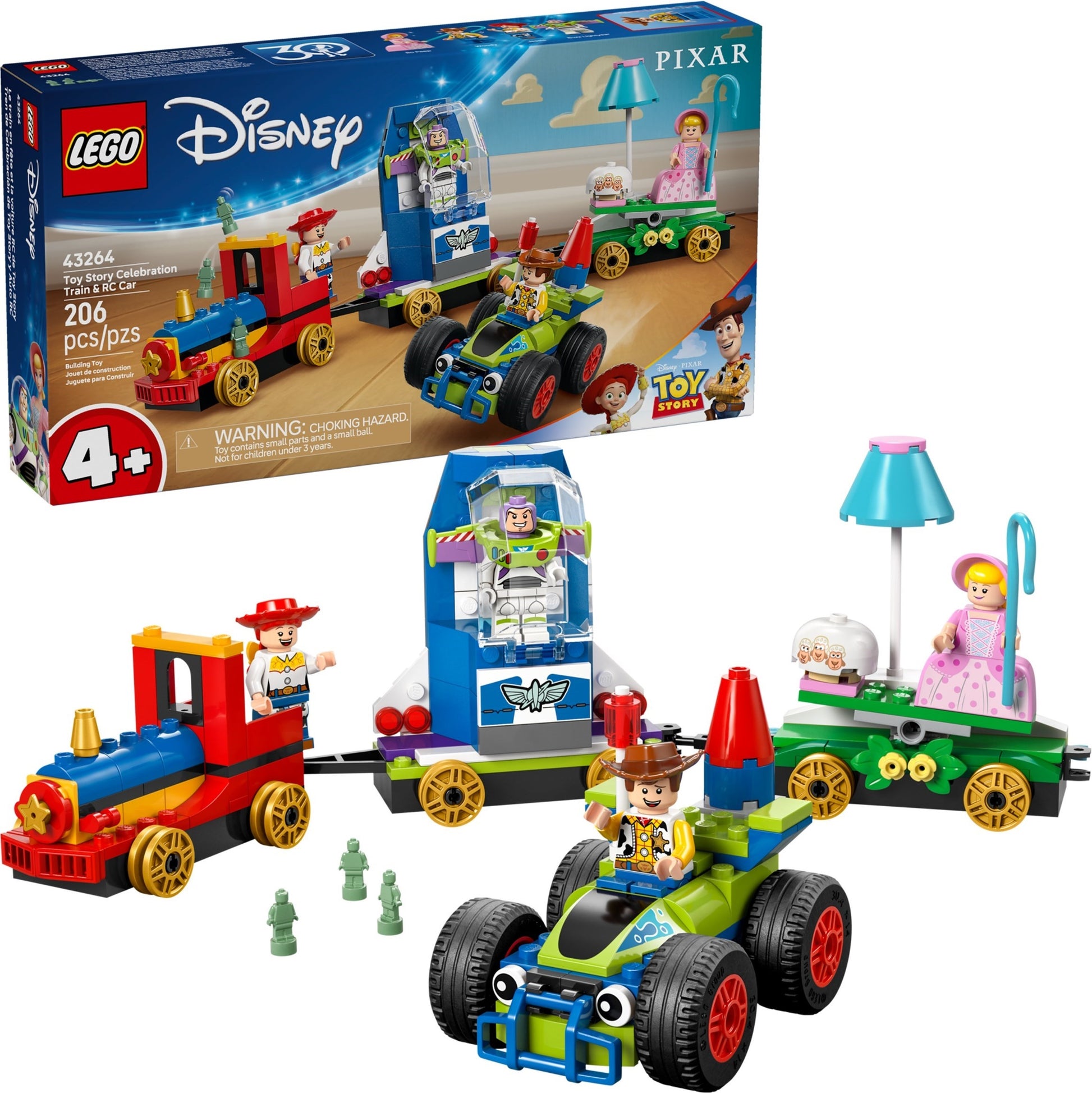 Train et voiture télécommandée Toy Story Celebration | Disney | 43264