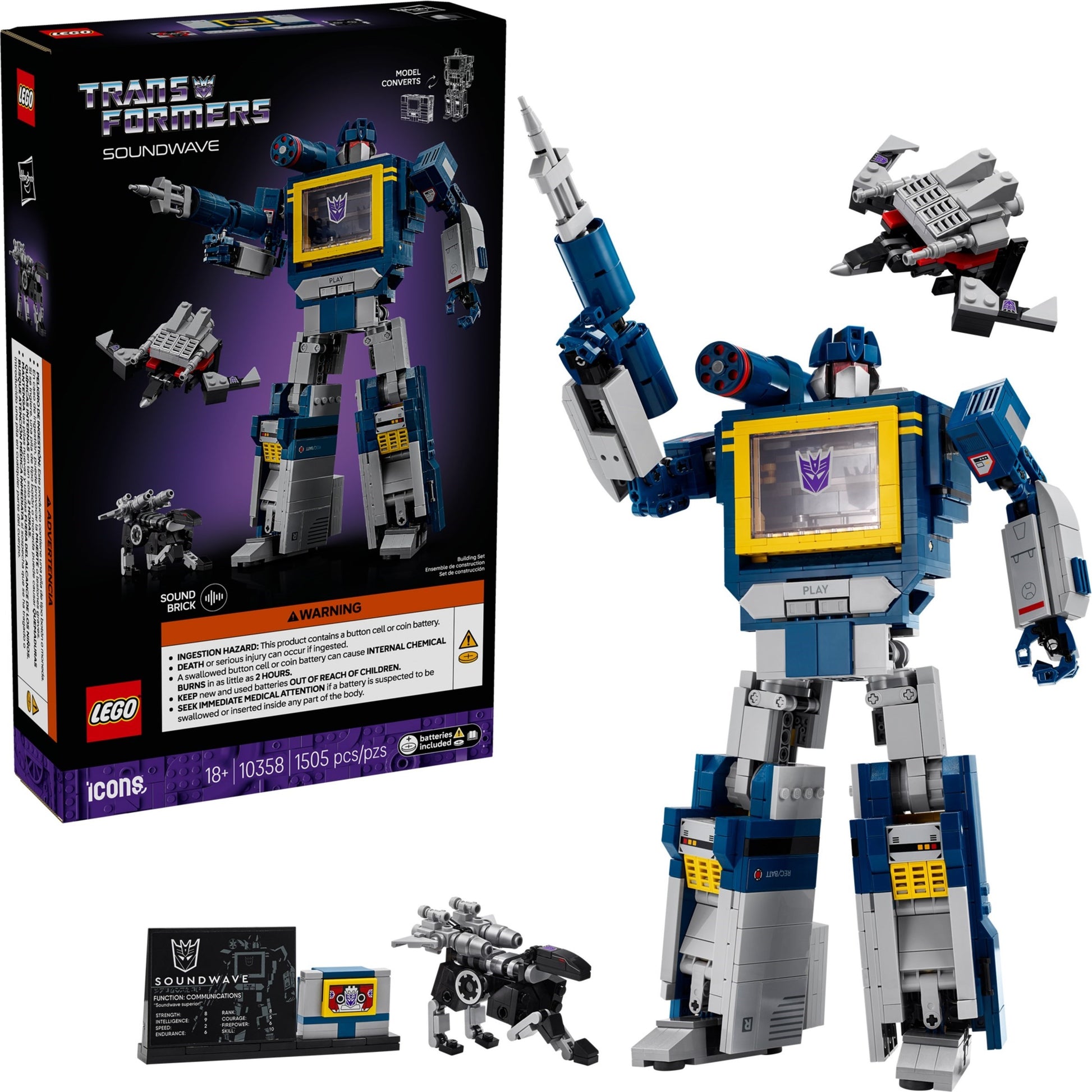 Transformers : Soundwave | Icônes | 10358