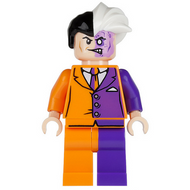 Double-Face - Costume orange et violet | sh0007