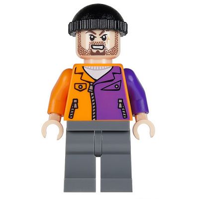 L'homme de main de Double-Face, barbe orange et violette | sh0021