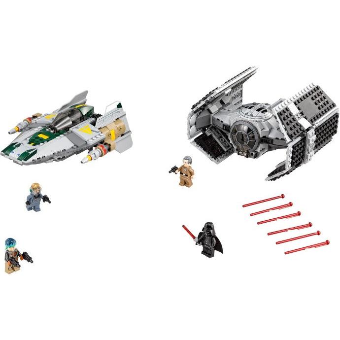 Le chasseur TIE Advanced de Dark Vador contre le chasseur A-wing | Star Wars | 75150