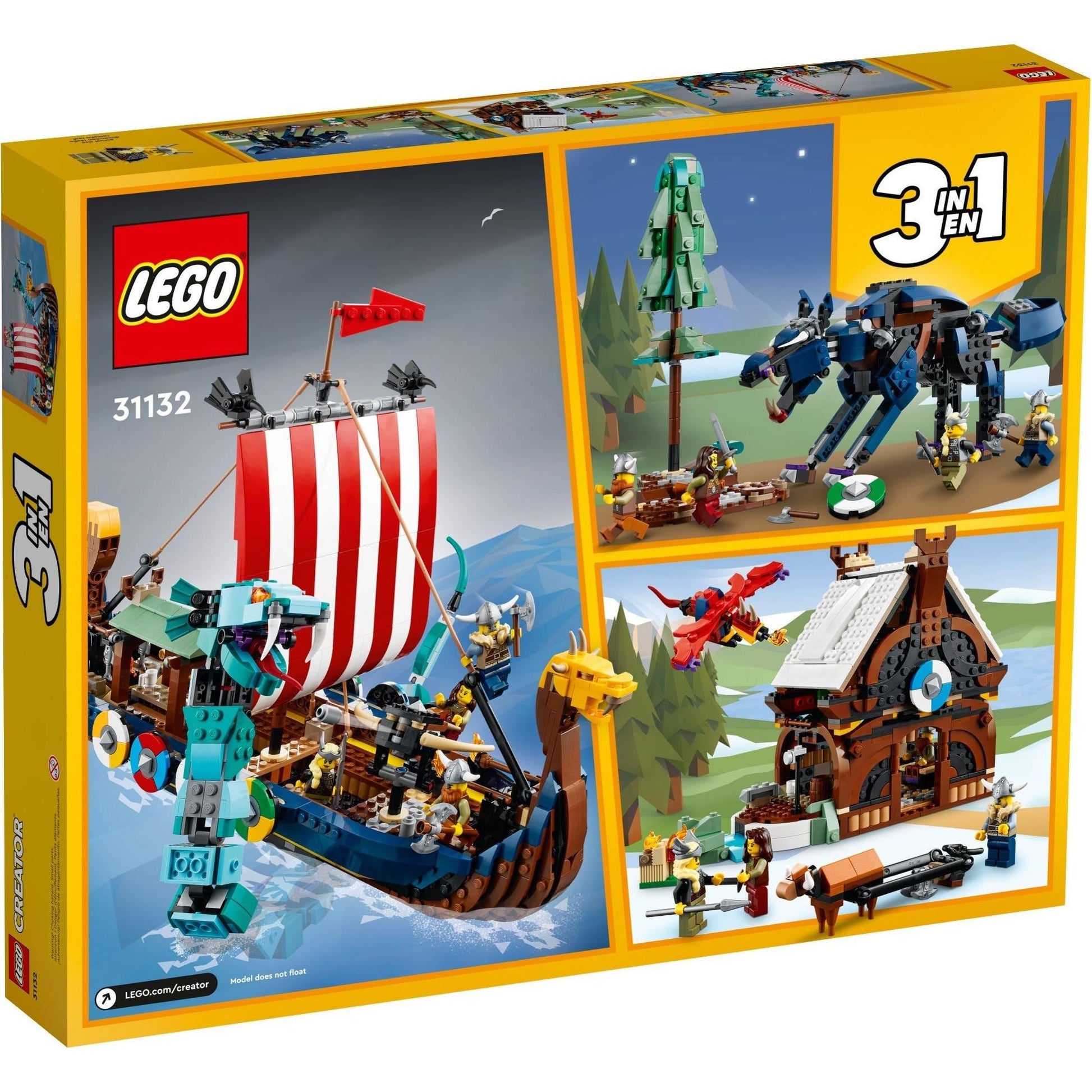 Viking Ship and the Midgard Serpent | Creator | 31132